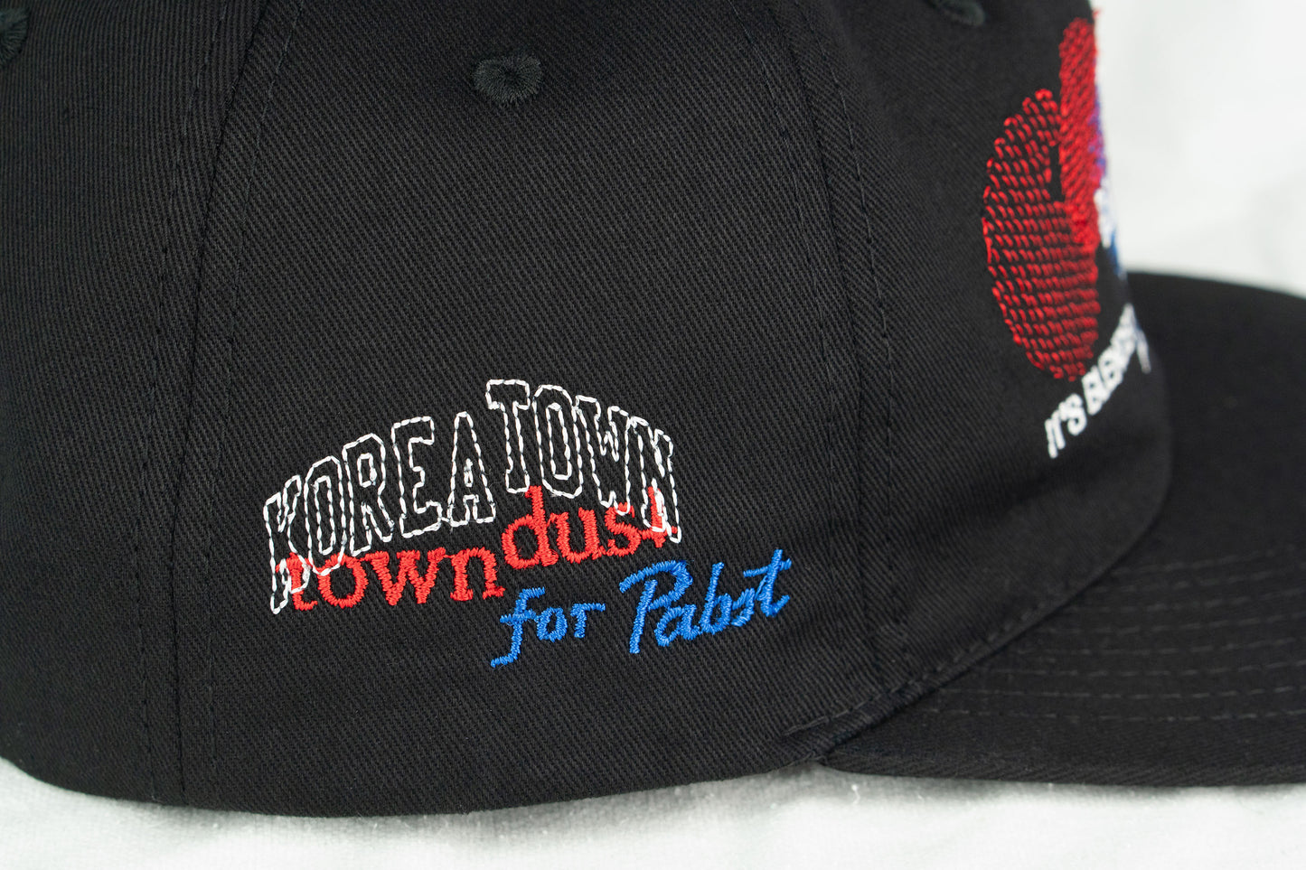 Koreatown x Towndust hat for Pabst Blue Ribbon