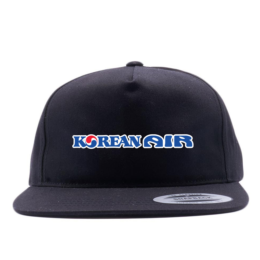 KOREAN AIR 5-PANEL SNAPBACK CAP