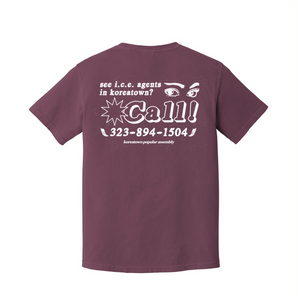 KPA CALL-NOW T-SHIRT (BERRY)